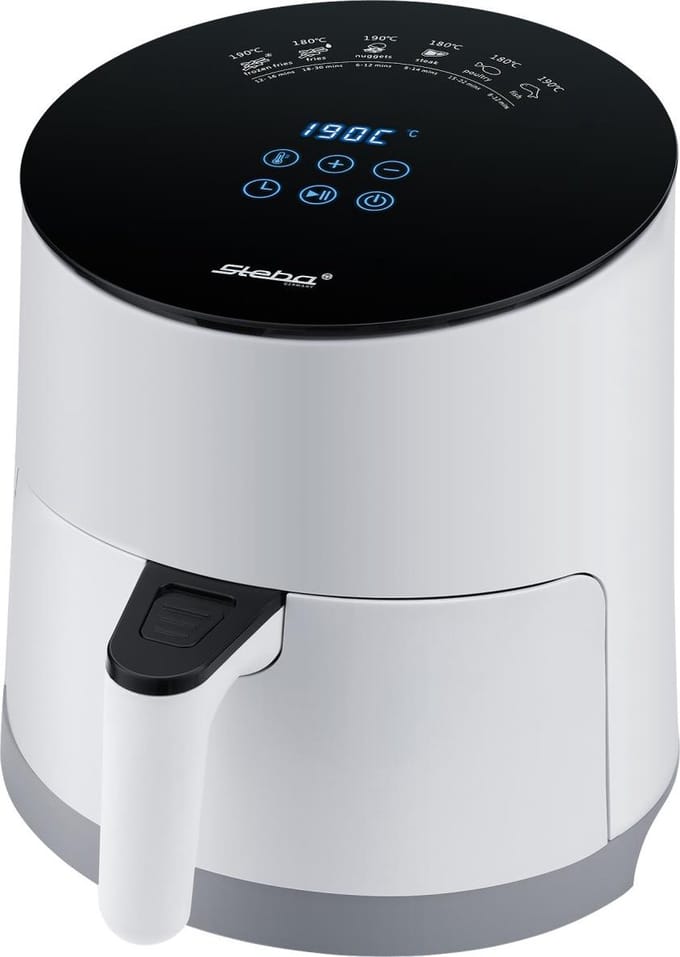 Steba HF1000 - Heteluchtfriteuse/Airfryer - 3,5L - timer- LCD scherm - 1500 Watt - wit