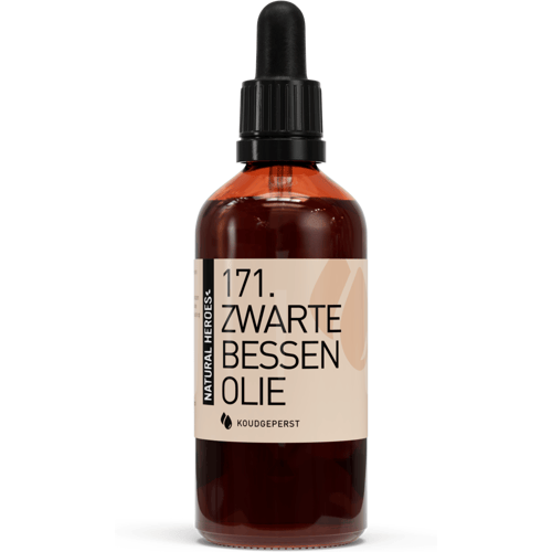Natural Heroes Zwarte Bessenolie (Koudgeperst & Ongeraffineerd) - 30 ml