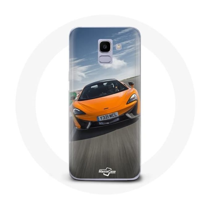 Case voor Samsung Galaxy A6 2018 Formule 1 McLaren Oranje