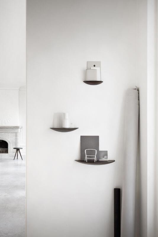 Audo - Gridy Fungi Shelf klein - Eiken - beige