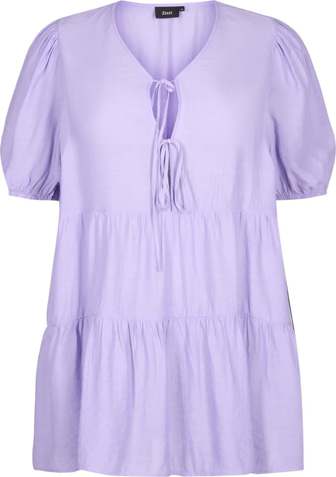 ZIZZI MRICHI, 1/2, TUNIC Dames Tuniek - Purple - Maat S (42-44)