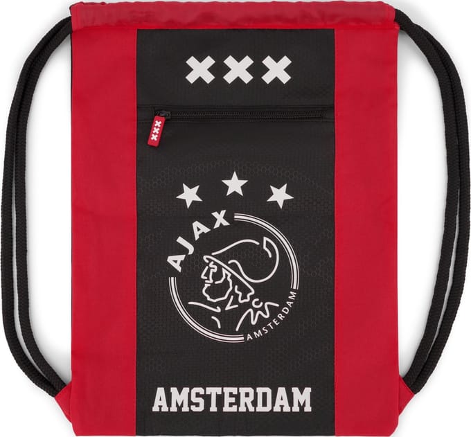 Ajax-gymtas rood zwart XXX