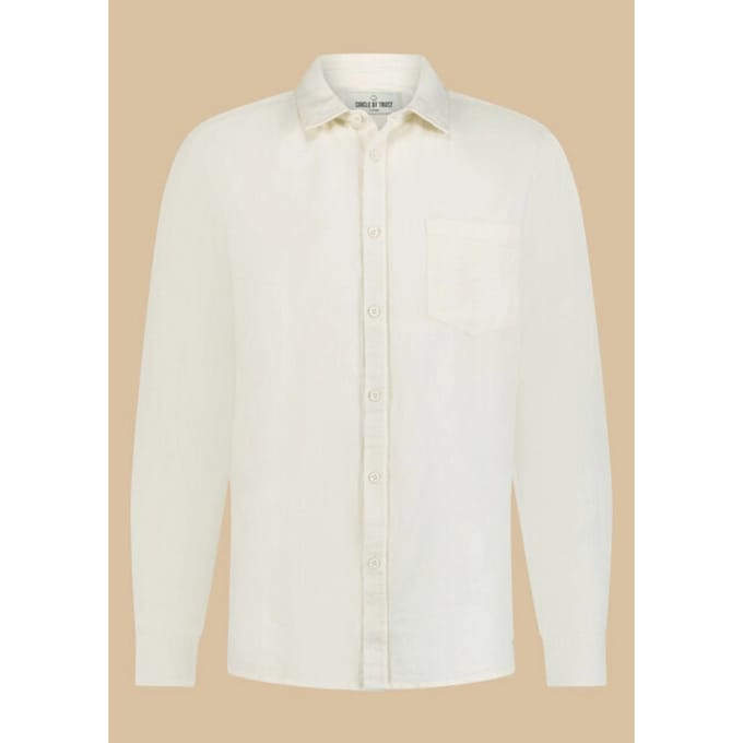 Circle of Trust Jared ls shirt hs25-40-9999 bone white