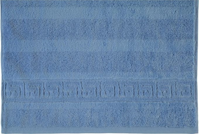 CAWÖ Noblesse Uni Badhanddoek - Lichtblauw - 80x160