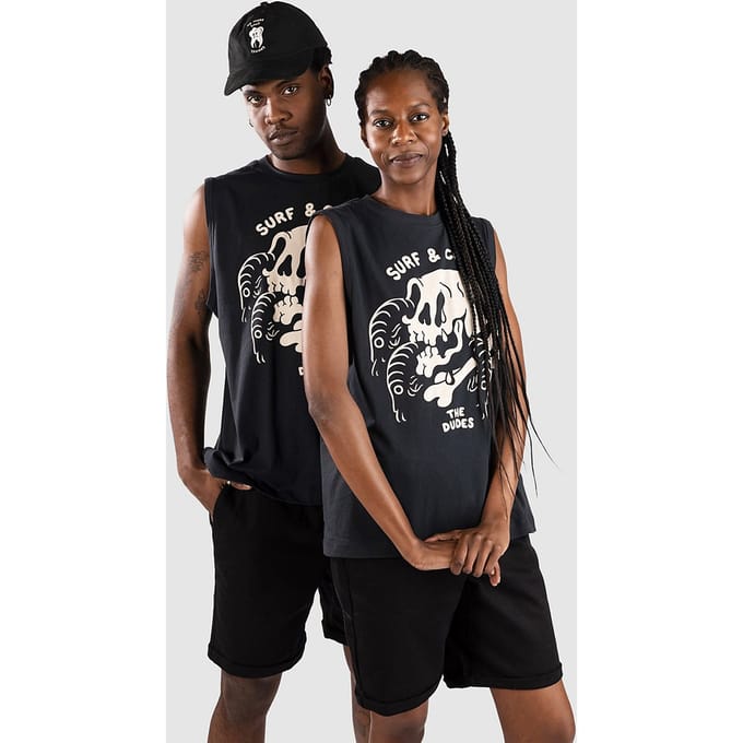 The Dudes Surf And Curse Tanktop zwart
