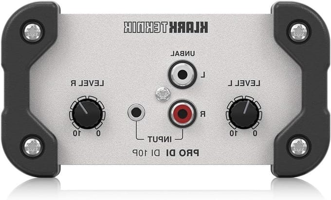 Passieve DI-box - Stereo DI Mono Summing Box - Signaal Omzetten - Midas Transformator - 10 Hz - 91 kHz - Grijs