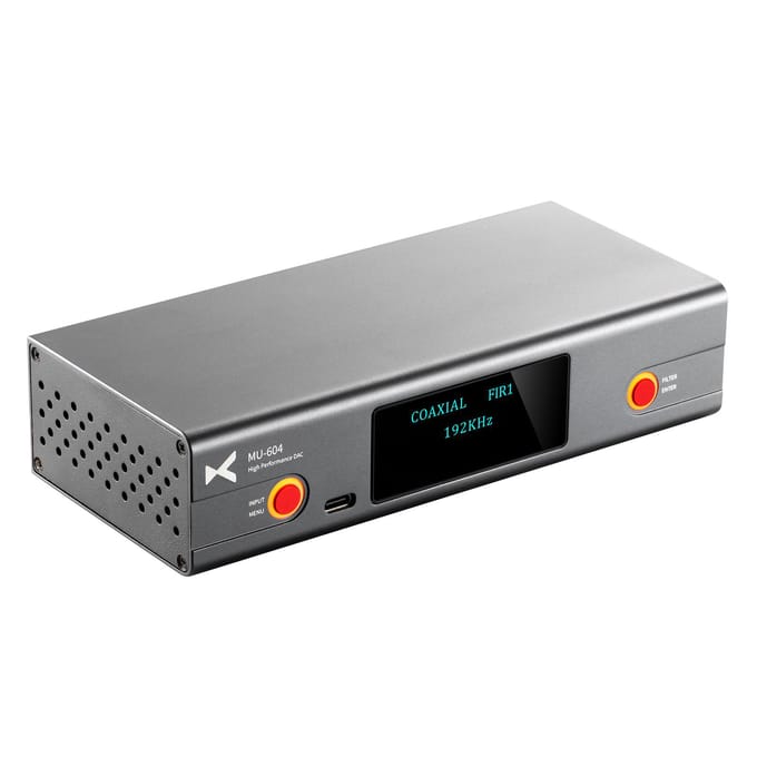 XDuoo MU604 décodeur de préampli de décodage Audio numérique DAC haute Performance ES9018K2M * 2 puce DAC USB US Plug gris