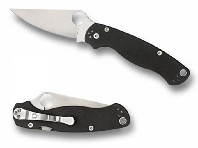 Spyderco Zakmes Paramilitary 2 Black CPM S30V PE