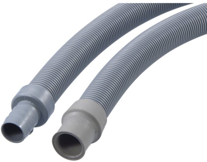 Xavax Afvoerslangverlenging, universeel, flexibel, 2,5 m