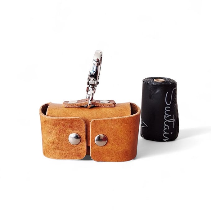 Cooper & Quint Poepzakhouder - Camel - Zilver