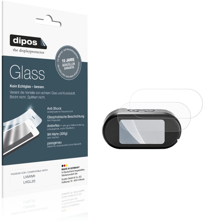 dipos – 2x Matte Pantserfolie geschikt voor LXMIMI LXGL20 | 9H Screenprotector