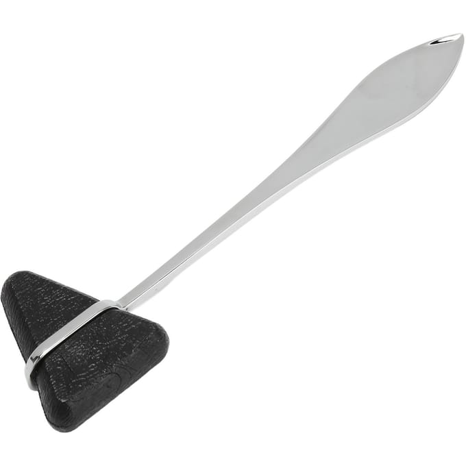 Neurologische Percussie Massage Hamer Driehoekig Vormgegeven Zinklegering Handheld Diagnostische Massager white