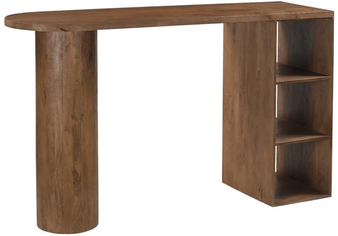 DÉJA Living Bartafel Marbella - Donkerbruin Hout - 140x50x105cm