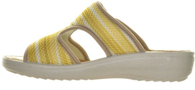 Slipper Geel Fly Flot Velcro maat 37