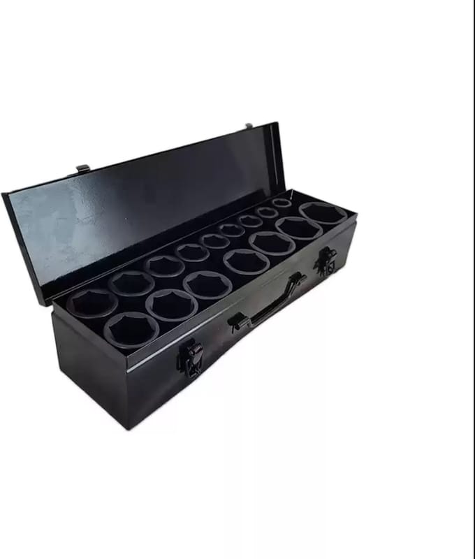 3/4'' Krachtdoppenset 6-kant Chrome Molybdeen staal