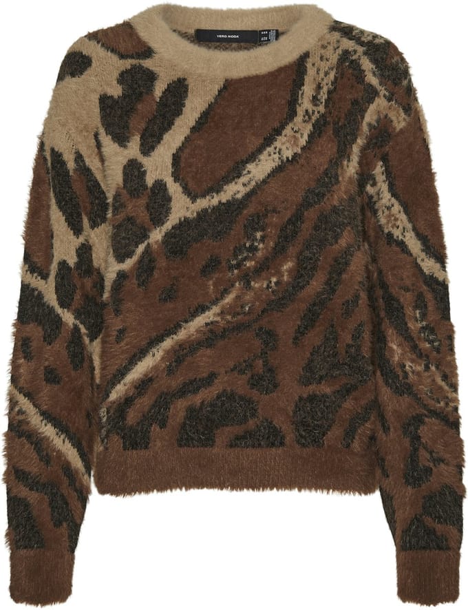 VERO MODA - VMALEA LS O-NECK PULLOVER BOO - Dames - Gebreide truien