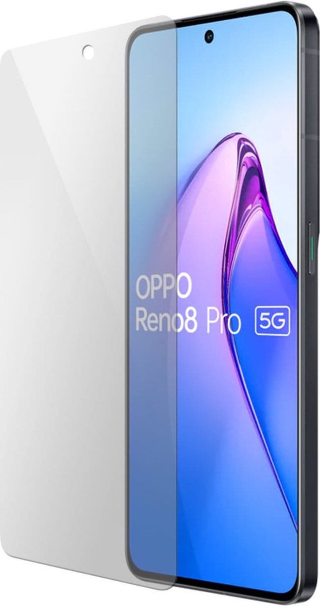 Mobiparts Screenprotector geschikt voor Oppo Reno8 Pro - Gehard Glas - Anti-bacterieel -