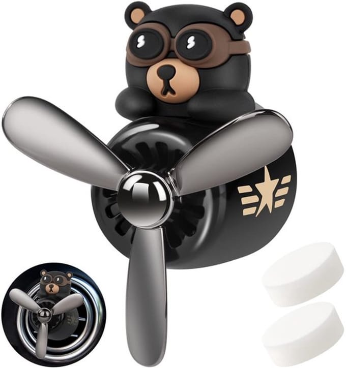 Dailygoody - Auto Diffuser - Luchtverfrisser - Cartoon Beer Pilot