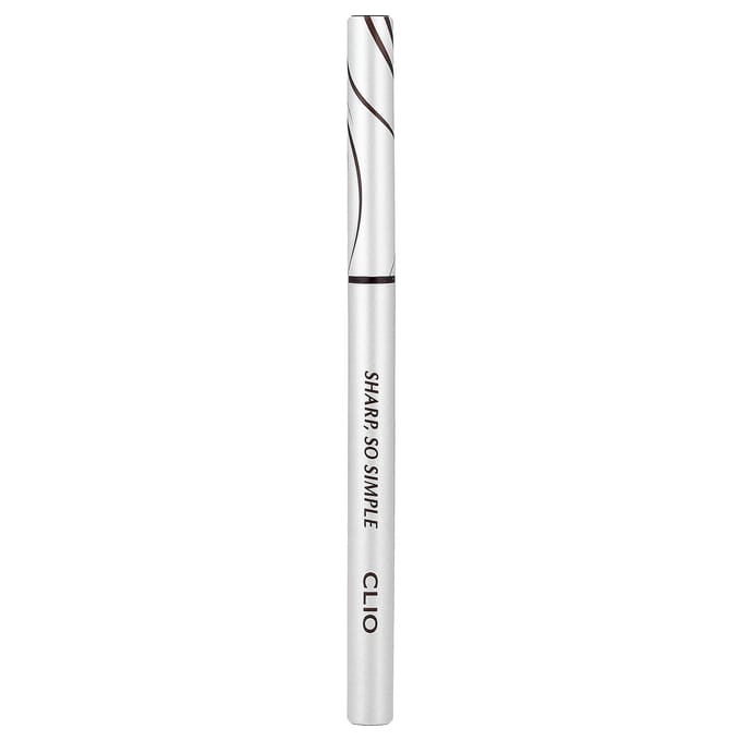 Clio, Sharp, So Simple Waterproof Potloodliner, 02 Bruin, 0,14g (0.004oz) white