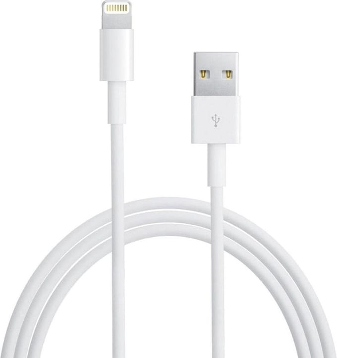 Apple Lightning Kabel naar USB - 2 Meter Oplader - 2 Meter Lightning cable - Oplader - iPhone / iPad