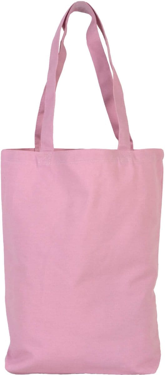 10x katoenen shopper Pink Lavender