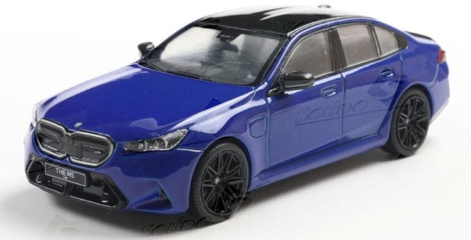 BMW M5 Sedan (G90) 2024 Blauw Modelauto 1/43 Solido