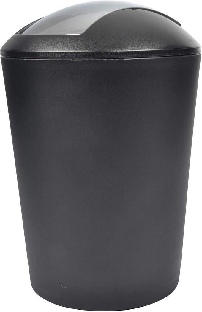 Zwarte Swing Afvalemmer 5.6 Liter