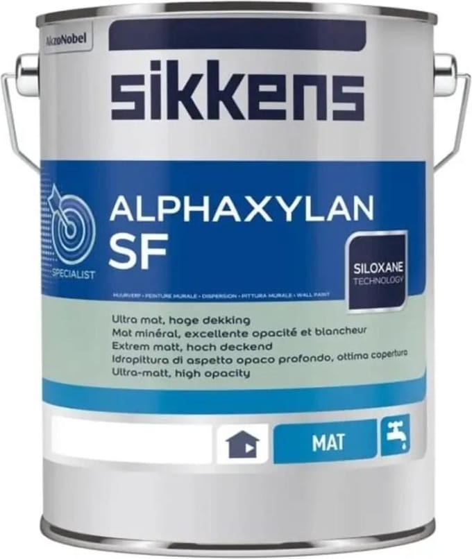 Sikkens Alphaxylan Sf - 5 l - 10-12 m²/l - Wit - Afwerkingslaag