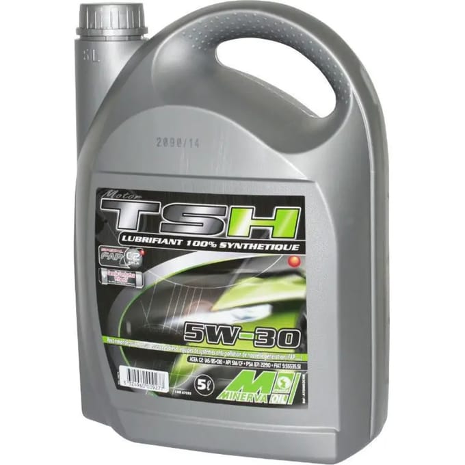 Motorfiets motorolie Minerva Oil TSH 5W30 100% Fap