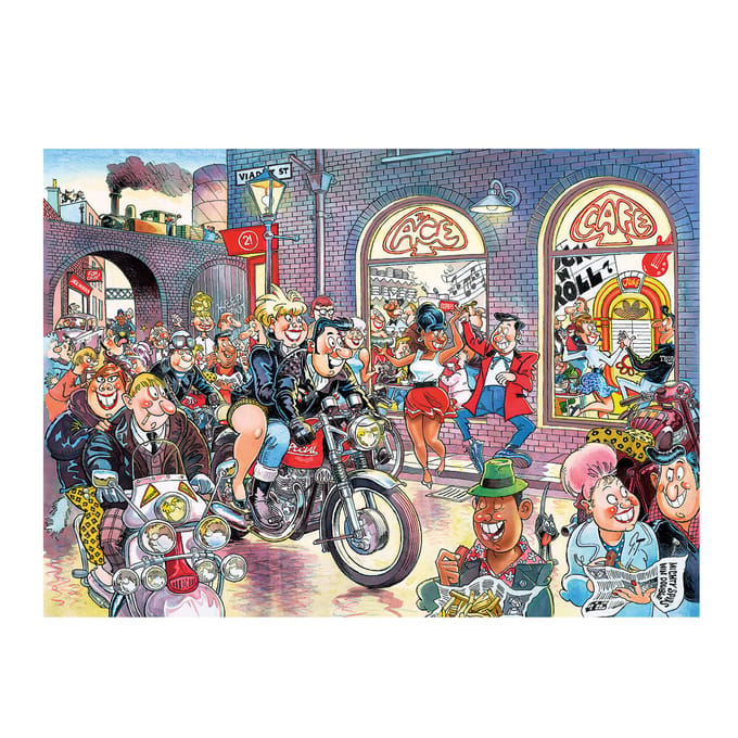 Wasgij Destiny Rock Around The Clock Puzzel - 1000 stukjes - Puzzel