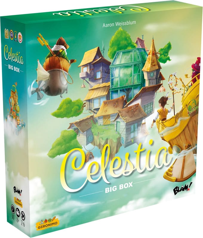 Geronimo Games Celestia: Big Box (NL/FR) - bordspel - 2 tot 4 spelers - steampunk