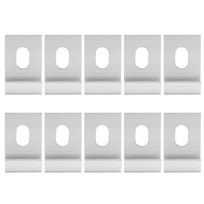 10 Pièces Clips de Base Crochets Fixations Attaches Serres en Aluminium Ensemble de Fixation Vert