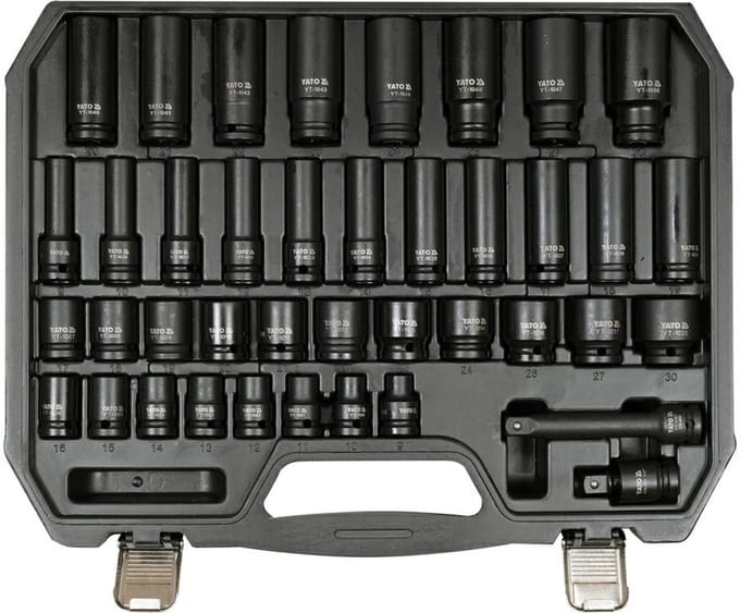 Yato YT-10555 - Dopsleutelset 1/2" - CrMo Staal - 40 stuks