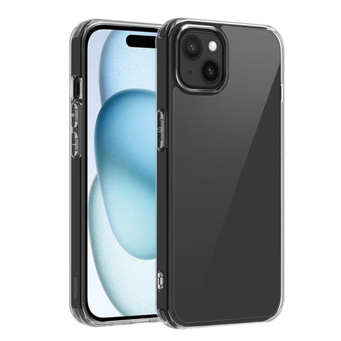 imoshion Doorzichtig Hoesje - Geschikt geschikt voor Apple iPhone 15 - Stevige Transparante Backcover met Verstevigde Hoeken en Krasbestendige Achterkant