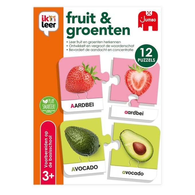 Jumbo - Ik leer - Fruit & Groenten - Educatief Spel - Vanaf 3 jaar