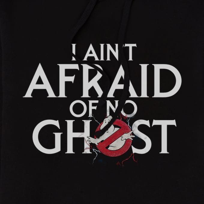 Ghostbusters I Ain't Afraid Of No Ghost Hoodie - Black - S