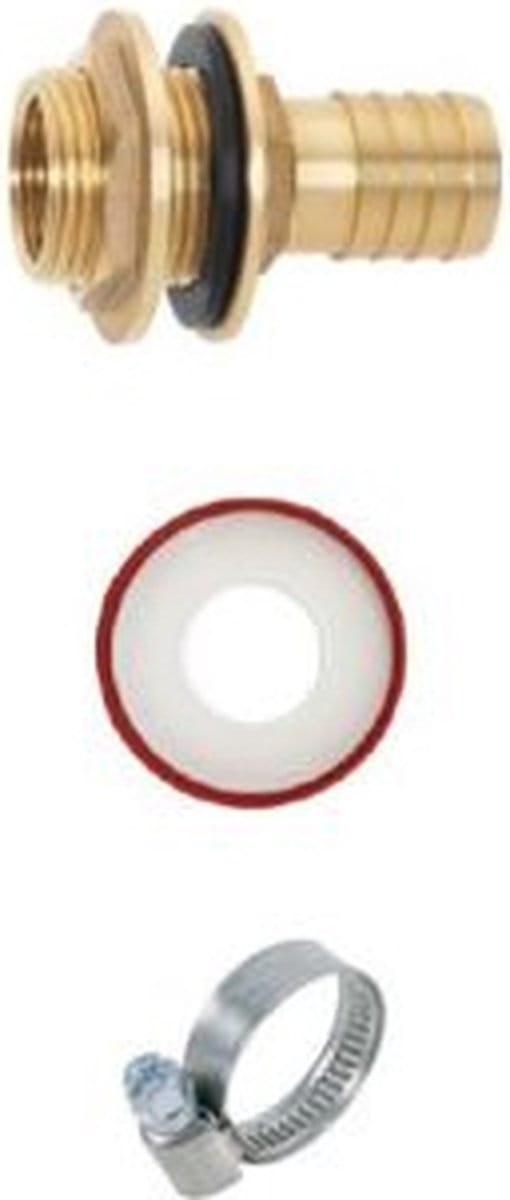 GEKA GEKA regenton aansluitset 1 inch MS sleufmaat 25mm IG 3/4 in...