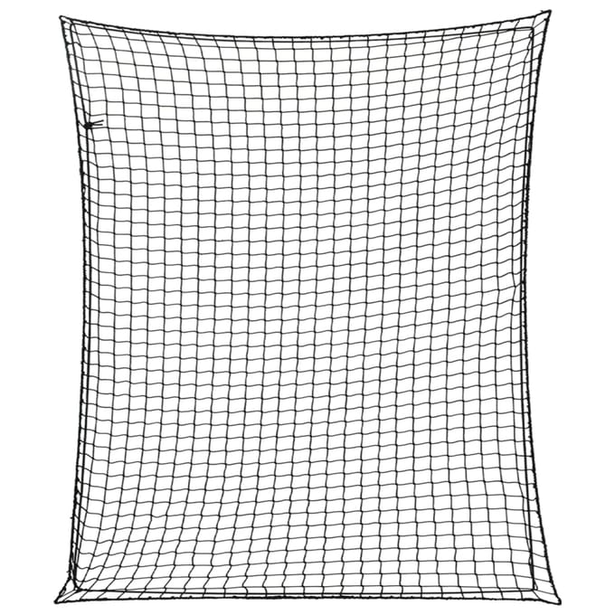 vidaXL - Aanhangwagennet - elastisch - touw - 3,5x3 - m - polypropeen - zwart