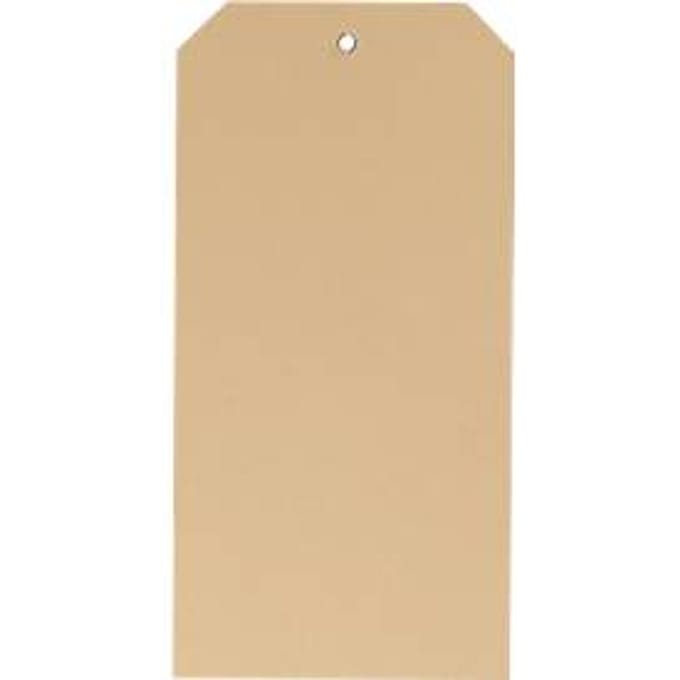 Amerikaanse hanglabels, 100 x 200 mm, 1000 st.