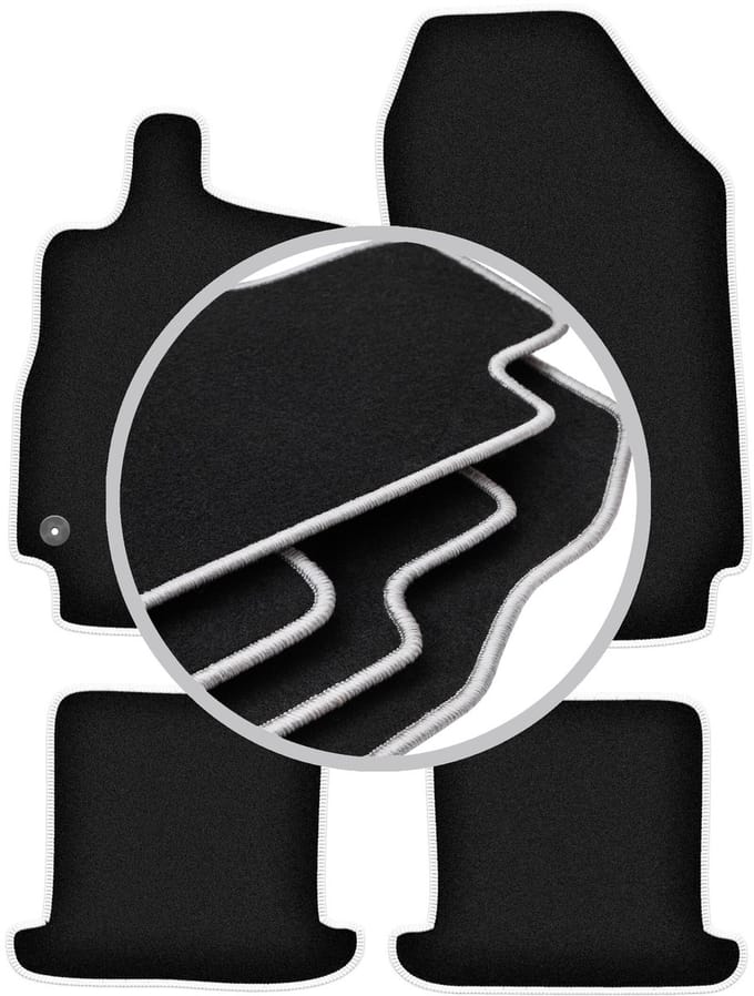 CARLUX-SILVER automatten voor: Renault Megane III cabrio (2008-2015)