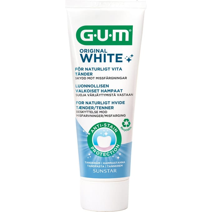 GUM Original White Fluorid Toothpaste 75 ml