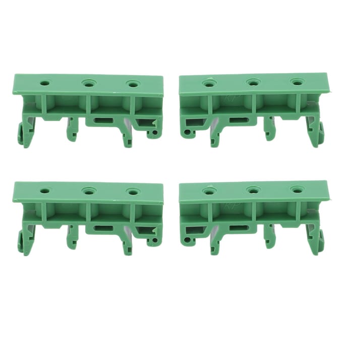 2 Sets C45 DIN Rail Montagebeugel voor Printplaat Geïsoleerd voor PCB Elektronische Schakelapparaten blue