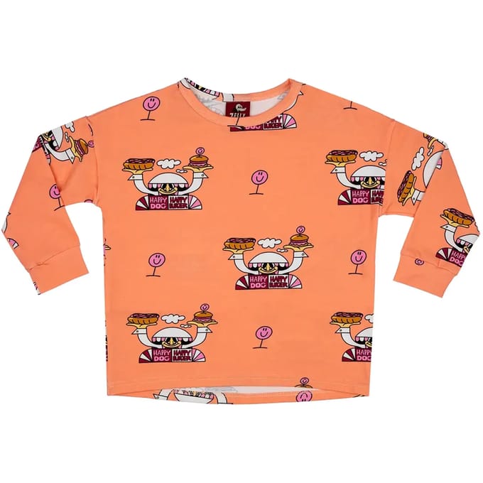 Meisjes-T-shirt met lange mouwen Raspberry Republic