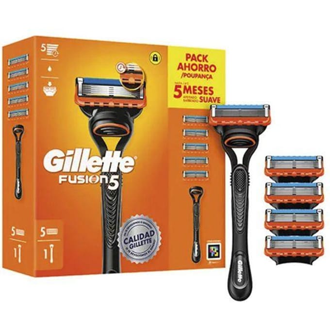 Scheermesjes Scheerapparaat GILLETTE FUSION 5 + 5 navullingen