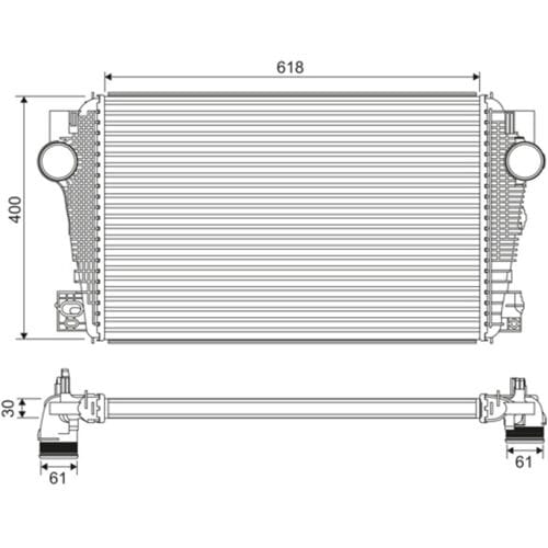 Intercooler VALEO 822915