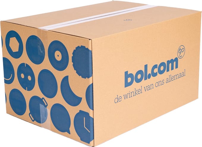 20x Bol.com vouwdozen 570 x 420 x 330 mm - C- golf (± 4,0 mm) Karton -