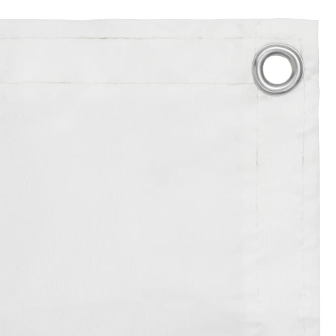 vidaXL - Balkonscherm - 120x400 - cm - oxford - stof - wit