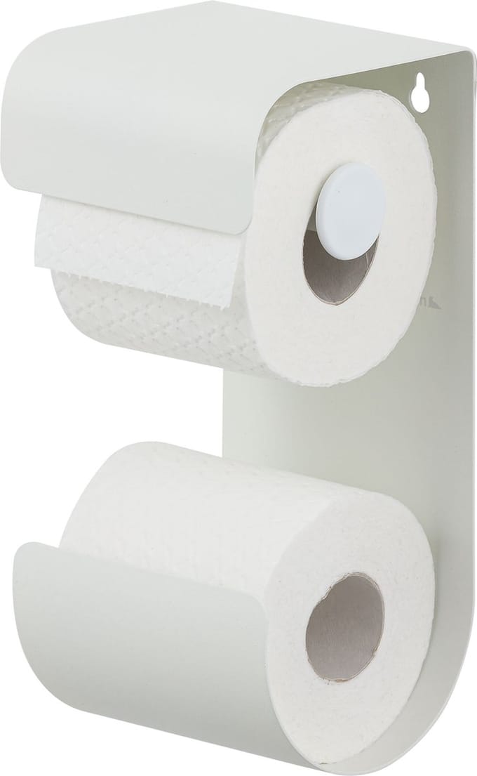 Sealskin Brix - WC rolhouder - Toiletrolhouder - Reserverolhouder - Wit
