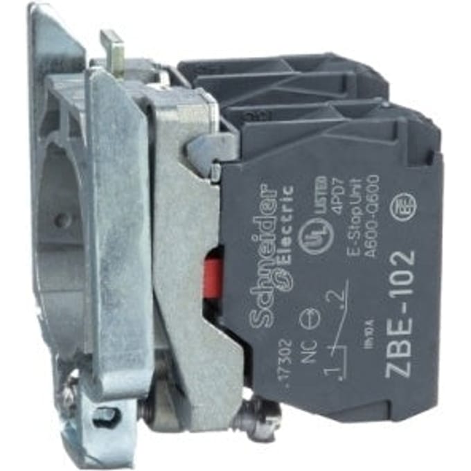 Schneider Electric ZB4BZ104 Contactelement 2x NC Moment 240 V 1 stuk(s)