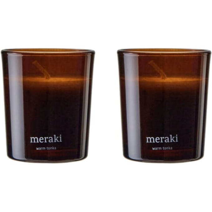 Meraki Geurkaarsen set Warm Tonka klein
